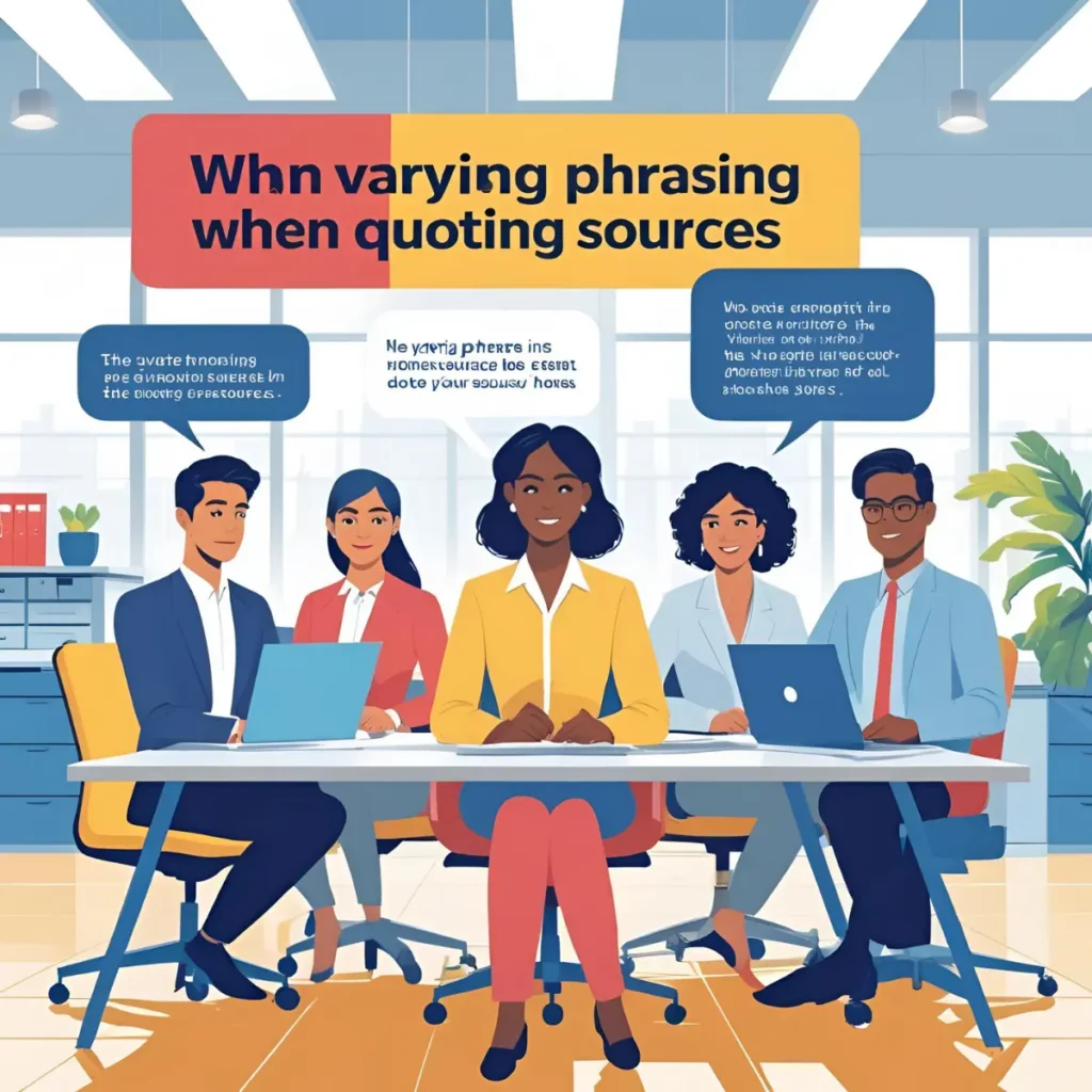 Why Vary Your Phrasing for Quotes?