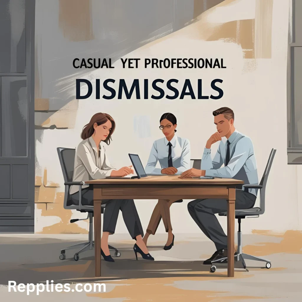 Casual Yet Professional Dismissals