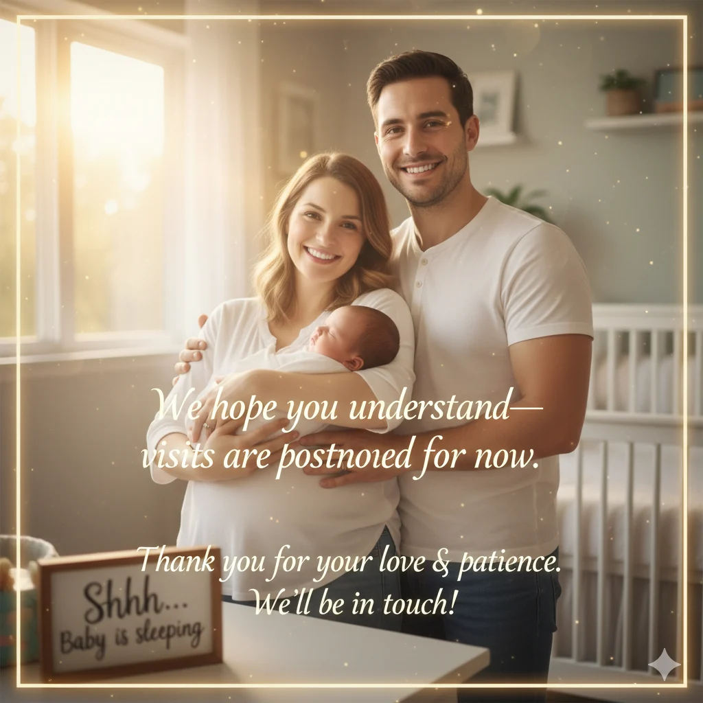 Nice Ways to Say No Visitors After Baby