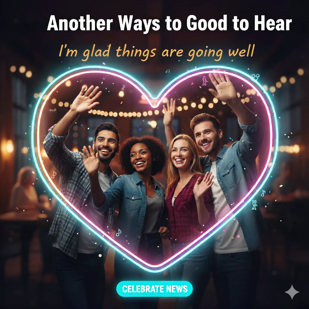 Another Ways to Say Good to Hear