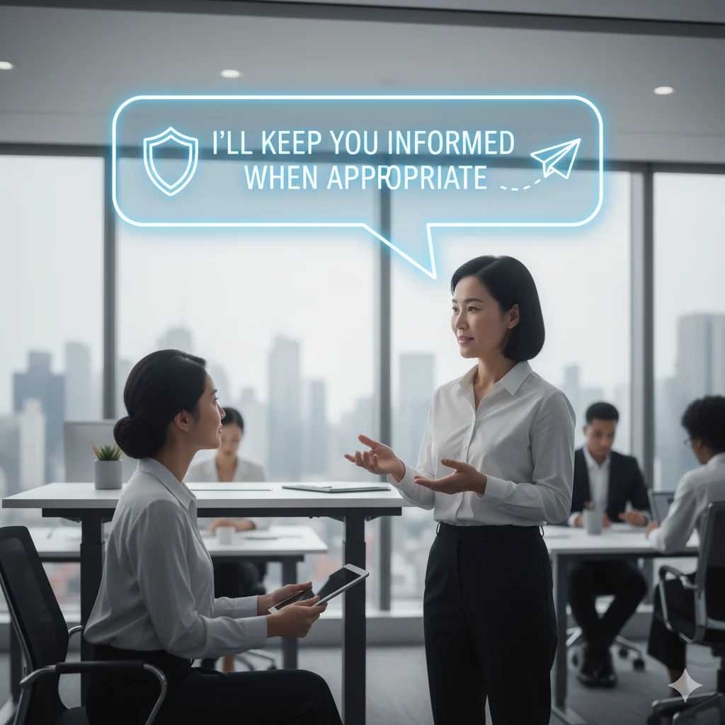 Another Ways to Say None of Your Business