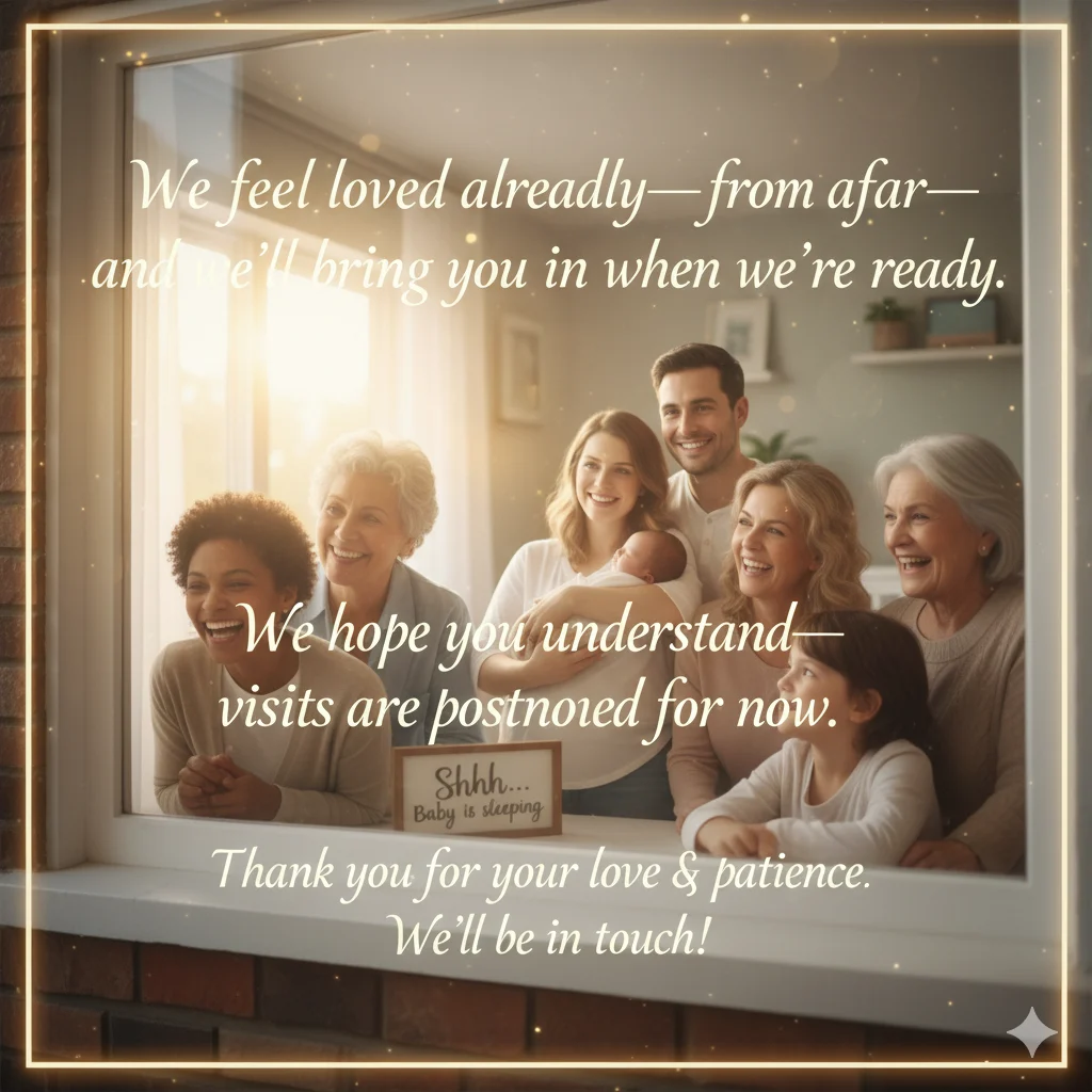 Nice Ways to Say No Visitors After Baby