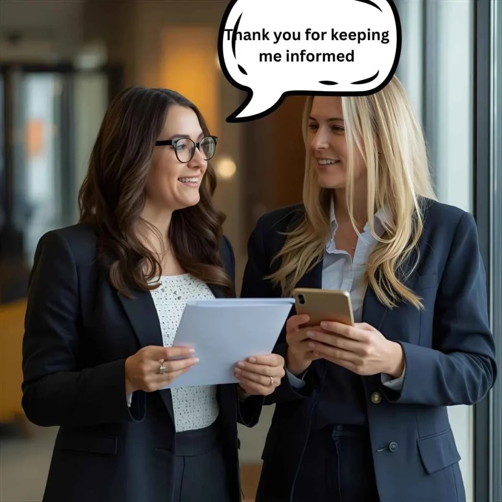 Appreciation Phrases to Use Right After a Heads-Up