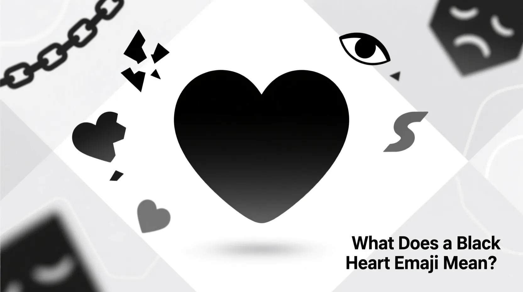 You are currently viewing What Does a Black Heart Emoji Mean 🖤