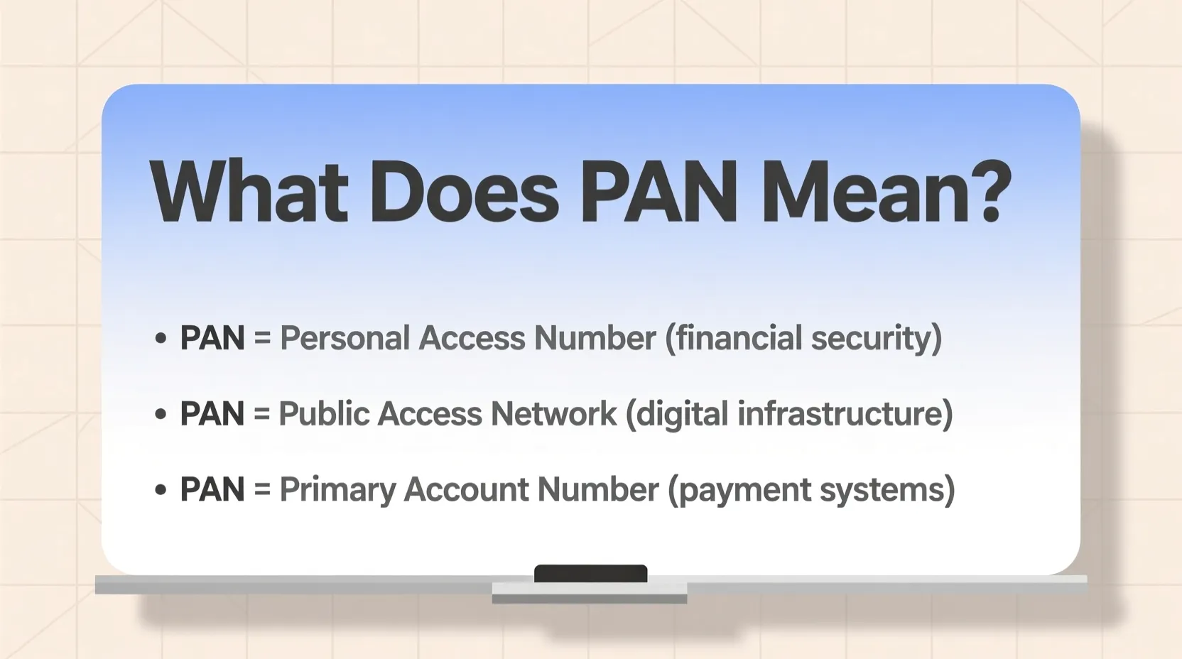 You are currently viewing What Does PAN Mean and Why It’s Important Today in Text? 💬