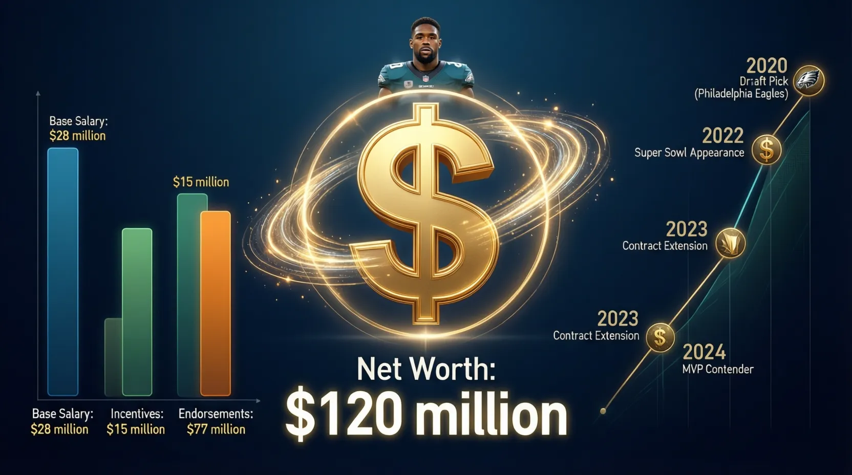 You are currently viewing Jalen Hurts Net Worth: 2026 Wealth and Earnings